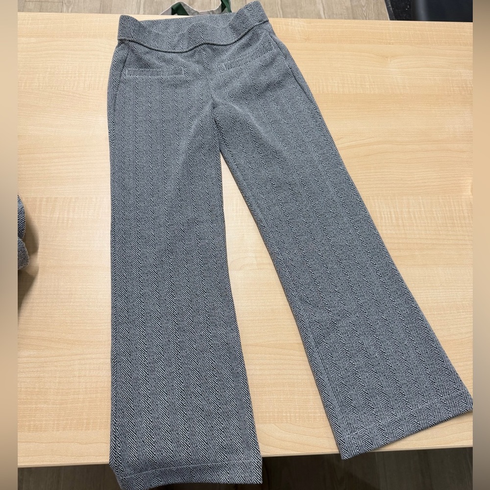 Abercrombie Kids Gray Herringbone Girls Pants